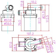 ZL50-05BG電動(dòng)汽車水泵平面圖.png